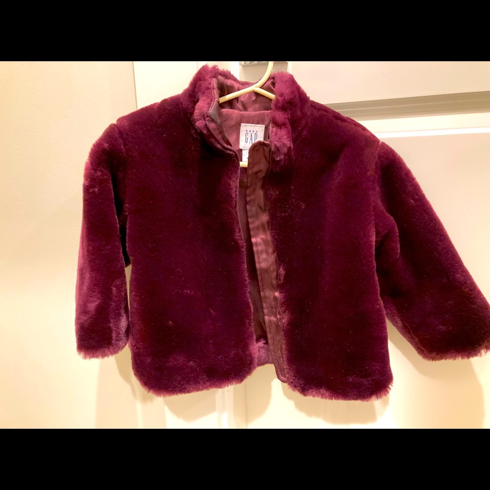 Baby Girl faux fur coat